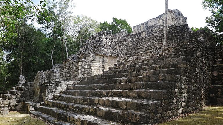 Maya-Stätte Calakmul       -  Die entdeckte Maya-Siedlung liegt in der Nähe der großen Maya-Stätte von Calakmul, die hier im Bild zu sehen ist. (Archivbild)