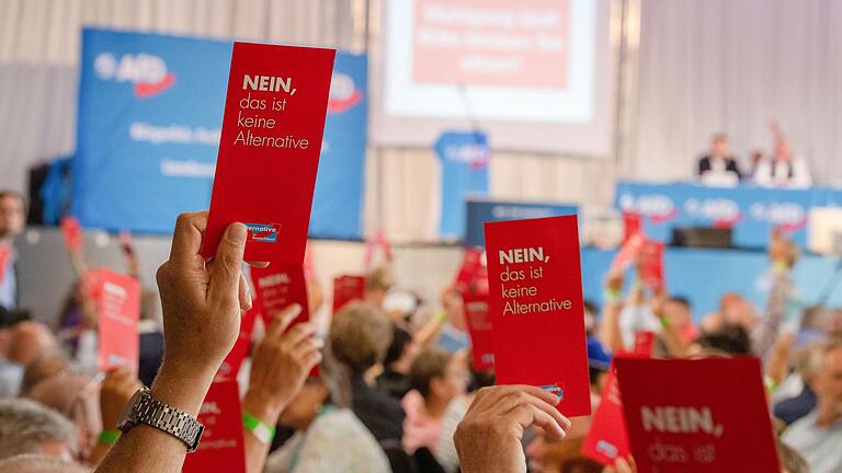 Viel Streit zwischen den Lagern, großer Ärger an der Parteibasis über das eigene Führungspersonal: Auch ein Sonderparteitag konnte die tiefen Gräben in der bayerischen AfD nicht zuschütten.