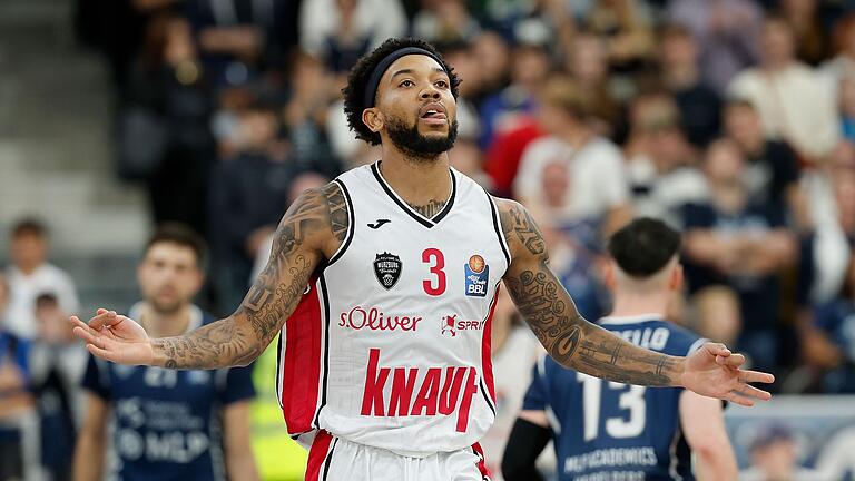 Mike Davis Jr. erzielte am Samstagabend 19 Punkte für die Würzburg Baskets.
