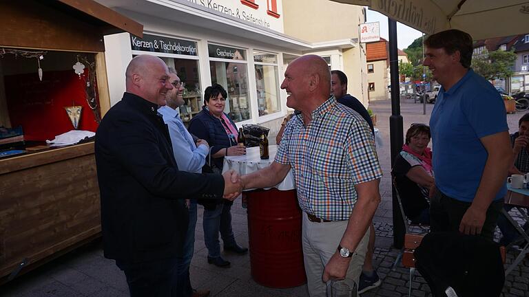 Glückwünsche von Landrat Thomas Habermann und dem CSU-Kreisvorsitzenden Christof Herbert.