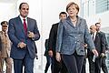 Ägyptischer Präsident Abdel Fattah al-Sisi in Berlin       -  Merkel und der ägyptische Präsident Abdel Fattah al-Sisi bei einem Besuch in Berlin im Jahr 2015.