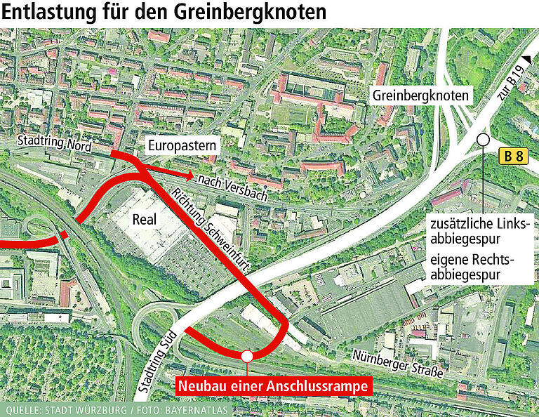 Würzburg: Heftige Kritik an SPD wegen Greinbergknoten-Ausbau Würzburg: Heftige Kritik an SPD wegen Greinbergknoten-Ausbau