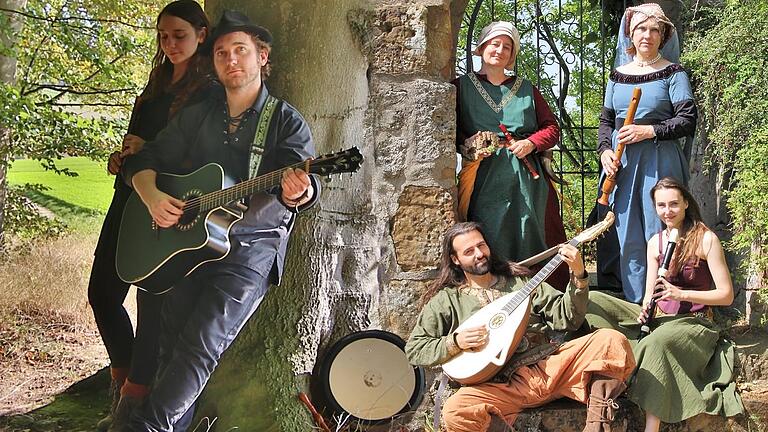 Erzählabend mit der Gruppe Sagensang (rechts) und dem Duo Bernstein & Ebenholz. Erzählabend mit der Gruppe Sagensang (rechts) und dem Duo Bernstein & Ebenholz.