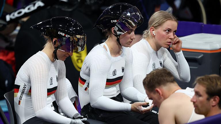 Paris 2024 - Radsport       -  Das hatten sich Emma Hinze und Co. anders vorgestellt.