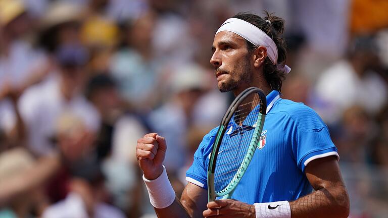 Paris 2024 - Tennis       -  Lorenzo Musetti bezwang im Viertelfinale der Sommerspiele den Hamburger Alexander Zverev.