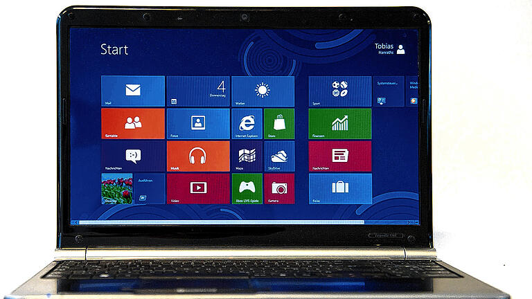 Neue Optik:Windows 8 siehtanders aus alsseine Vorgänger.