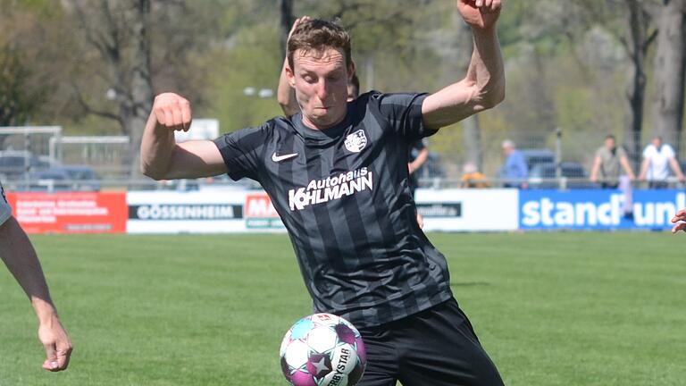 Zweite Saisonpartie, zweiter Treffer: Sebastian Fries erzielte in Röllbach den Karlburger Treffer zum 1:1.