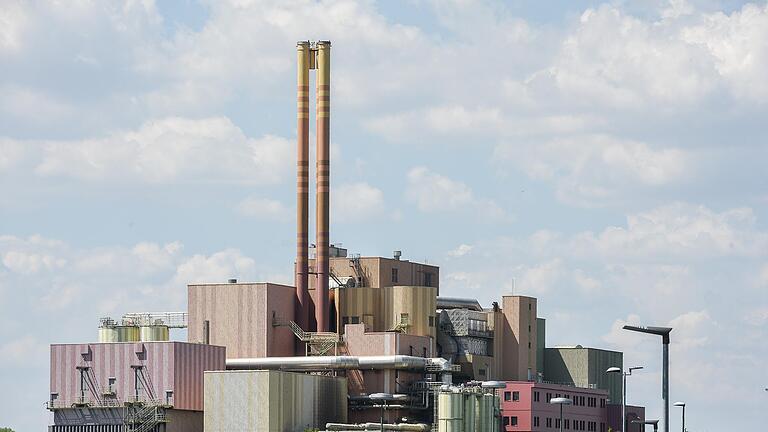 Das Müllheizkraftwerk in der Gattinger Straße in Würzburg.