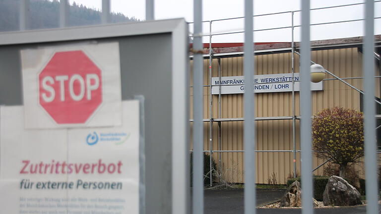 Alle Mitarbeiter der Werkstatt der Mainfränkischen Werkstätten in der Gartenstraße in Gemünden befinden sich in Quarantäne.