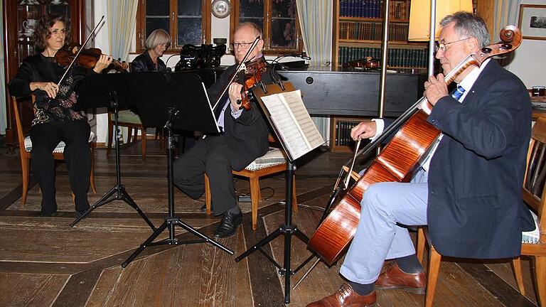 Das K.u.K. Klavierquartett Königshofen ist ein bekannter und gern gesehener Gast im Schloss Friesenhausen.