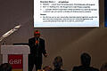 Modell Kitzingen: Wolfgang Zürrlein auf der CeBIT.