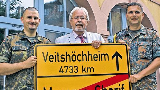 Gehört in Veitshöchheim dazu: die Bundeswehr. Gehört in Veitshöchheim dazu: die Bundeswehr.