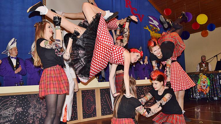 Richtig fetzig ging es beim Tanz des RCV-Balletts 'Rockabilly vs. Punk' zu.