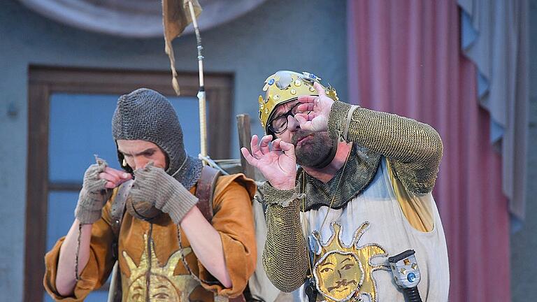 Premiere des Musicals &bdquo;Spamalot&ldquo; bei den Frankenfestspielen Röttingen