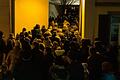 Beim 'Spaziergang' am 2. Weihnachtsfeiertag in Schweinfurt ging es schon mal eng zu.