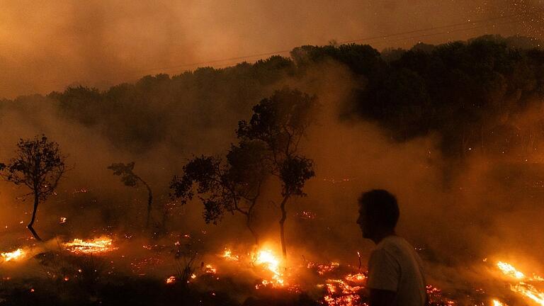 Waldbrände       -  Der Waldbrand in der Nähe der griechischen Stadt Alexandroupolis im Jahr 2023 war der größte bisher registrierte Brand in Europa. (Archivbild)