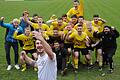 Siegerfoto nach dem 2:1-Auswärtserfolg des FC Thulba in Ramsthal. Da hatte Aldin Dzafic (vorne) schon getroffen, zwei Täge später sollte es noch besser für ihn kommen.       -  Siegerfoto nach dem 2:1-Auswärtserfolg des FC Thulba in Ramsthal. Da hatte Aldin Dzafic (vorne) schon getroffen, zwei Täge später sollte es noch besser für ihn kommen.