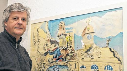 Ralf Bergner: Er stellt im Museum Otto Schäfer aus. Ralf Bergner: Er stellt im Museum Otto Schäfer aus.