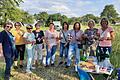 Auf dem Foto Irene Riemer, Ullrike Hirschlein, Erika Karl, Ingrid Sarrè, Andrea Hein, Christa Treuter, Gudrun Schell, Marie-Luise Heinrich, Anette Rahm.