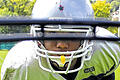 Aug um Aug: Der Nachwuchs der Würzburg Panthers bewies beim ersten Heimspiel nach über zehn Jahren, dass American Football in Würzburg durchaus eine Zukunft haben kann.
