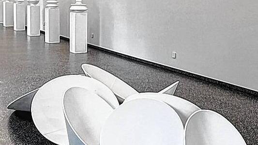 Weißraum: Blick in den Salong des Kunstvereins.