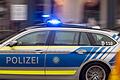 Polizei mit Blaulicht       -  Die Polizei musste eingreifen. (Symbolbild)