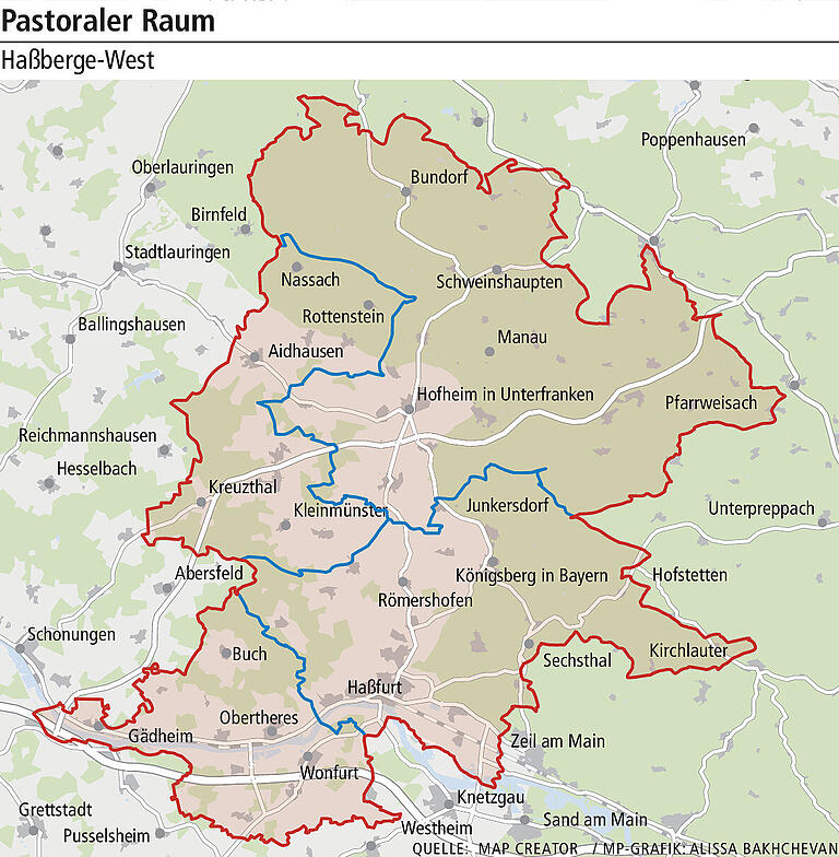 Startschuss: Der Pastorale Raum Haßberge-West ist Heimat von 19100 Katholiken