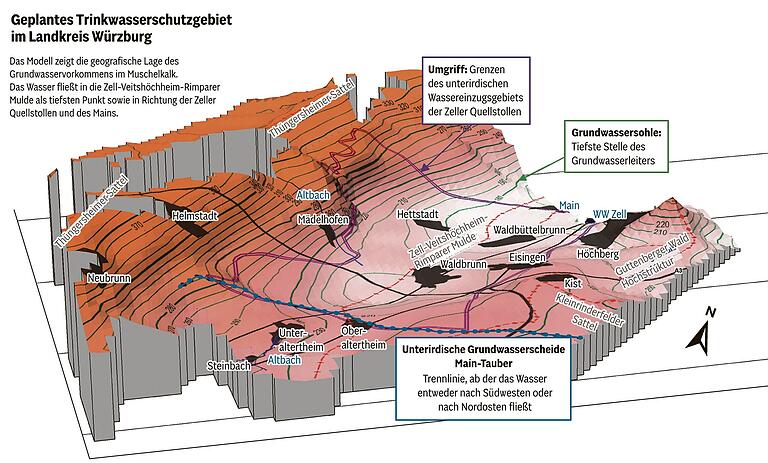 Wasserschutzgebiet, Knauf-Gipsbergwerk, Bauschutt-Deponie: Der Streit im Westen Würzburgs erklärt in Grafiken Wasserschutzgebiet, Knauf-Gipsbergwerk, Bauschutt-Deponie: Der Streit im Westen Würzburgs erklärt in Grafiken