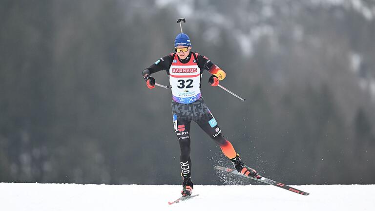 Biathlon Weltcup Ruhpolding       -  Justus Strelow wird im Einzel in Ruhpolding bester Deutscher.
