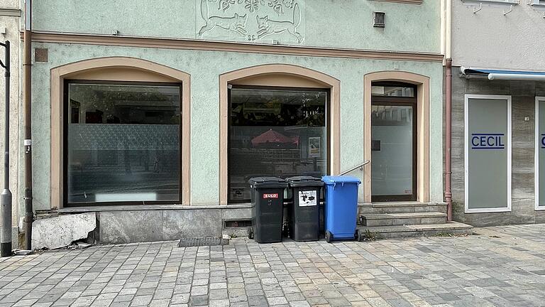 Leerstand, wie hier am Georg-Wichtermann-Platz, gibt es in Schweinfurt reichlich.