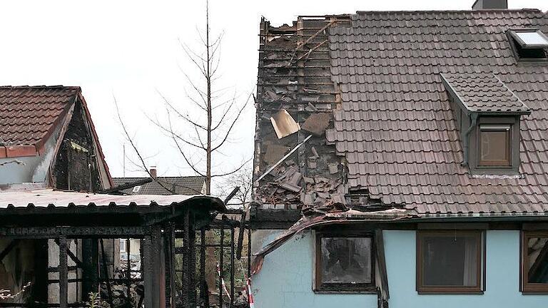 Der Brand des Gartenhauses in der Nacht zum 21. März hat auch das Hauptgebäude schwer beschädigt.