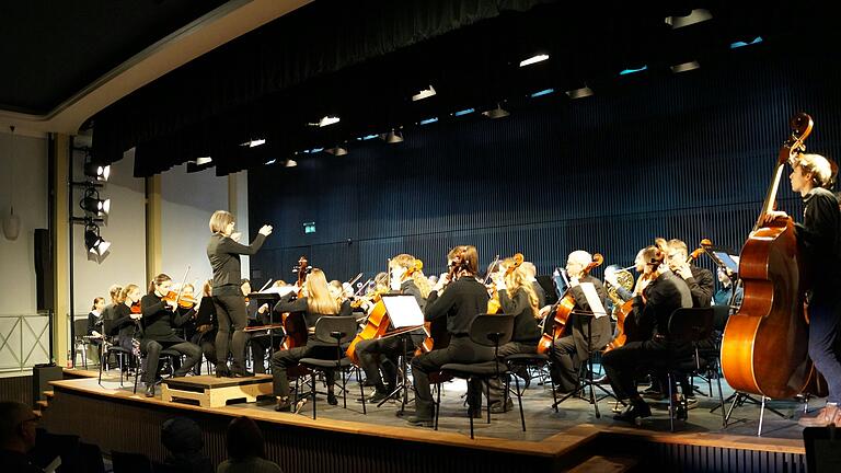 Das Sinfonieorchester der Sing- und Musikschule beim Neujahrskonzert im Mozartareal. Das Sinfonieorchester der Sing- und Musikschule beim Neujahrskonzert im Mozartareal.