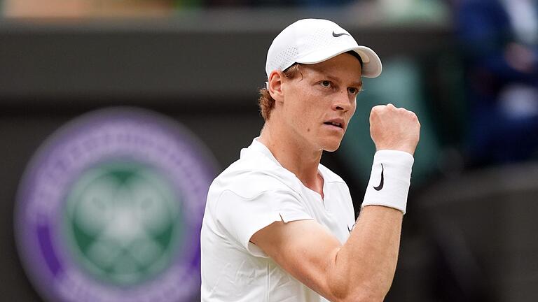 Wimbledon 2024       -  Steht im Viertelfinale von Wimbledon: Der Italiener Jannik Sinner.