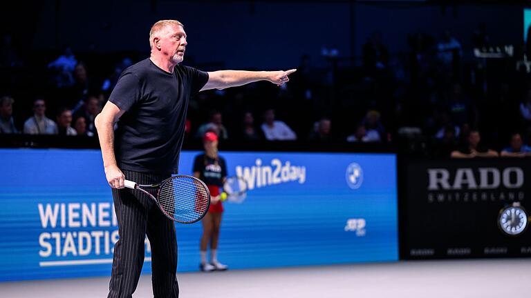 Abschiedsfeier für Dominik Thiem       -  Auch Boris Becker war beim Abschiedsevent für Dominic Thiem zu Gast.