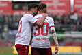 Bringen die Würzburger Kickers (im Bild: Dardan Karimani&nbsp; und Benyas Solomon Junge-Abiol) von der Auswärtspartie bei der SpVgg Unterhaching Punkte mit in die Domstadt?