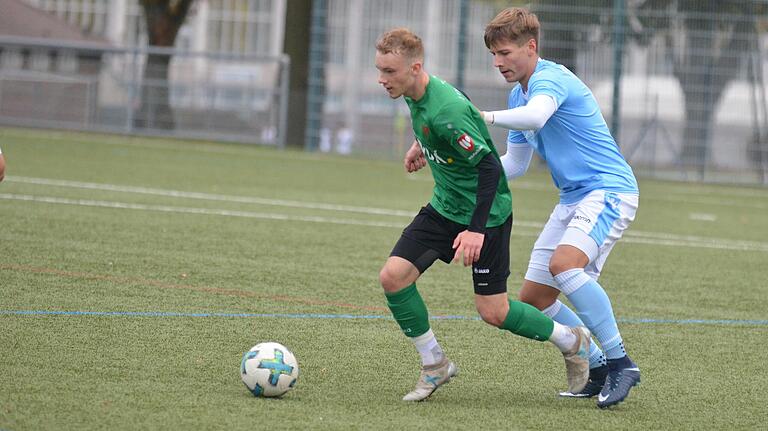 Ausgebildet beim FC 05 Schweinfurt: Luca Reck (links) spielt kommende Saison für den Fußball-Bayernligisten TSV Großbardorf.