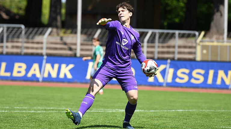 Die neue Nummer eins: Torhüter Lukas Schneller haben die Schweinfurter für ein Jahr vom FC Bayern München ausgeliehen.