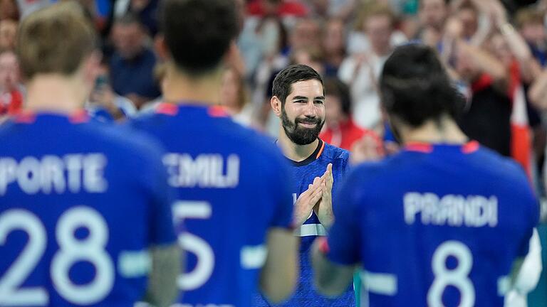 Paris 2022 - Handball       -  Frankreichs Nikola Karabatic verabschiedete sich vom Handball.