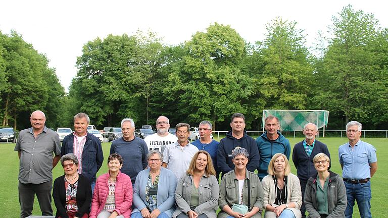 Die DJK Frankenbrunn ehrte langjährige Mitglieder.       -  Die DJK Frankenbrunn ehrte langjährige Mitglieder.