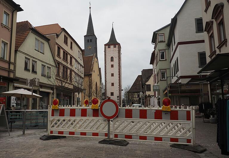 Im März dieses Jahres wurde ein Teil des Altstadtpflasters in der Hauptstraße erneuert.