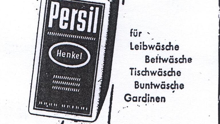 Anzeige im Zeitgeist von 1954. Anzeige im Zeitgeist von 1954.