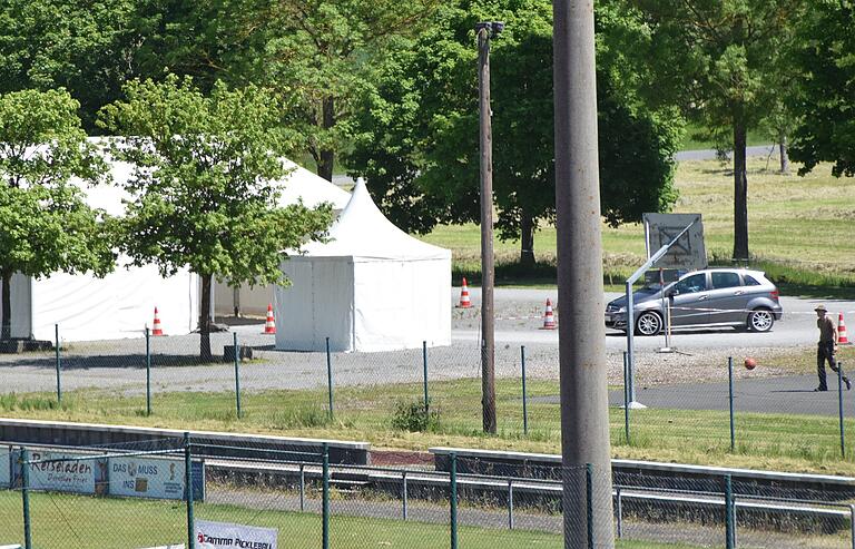 In der Teststrecke des Landkreises in Heustreu ist es deutlich ruhiger geworden