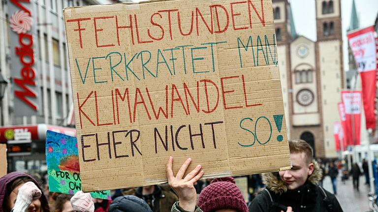 Auf einer der letzten Fridays for Future-Demonstrationen machten Schüler ihre Position zum Schwänzen deutlich.