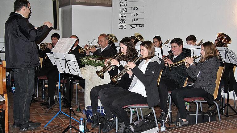 Gelungene Nachwuchsarbeit stellte der Posaunenchor Lendershausen beim Konzert in der Christuskirche in Hofheim unter Beweis.