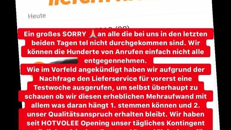 Diese Nachricht teilte das Hotvolee auf dem eigenen Instagram-Kanal. Diese Nachricht teilte das Hotvolee auf dem eigenen Instagram-Kanal.
