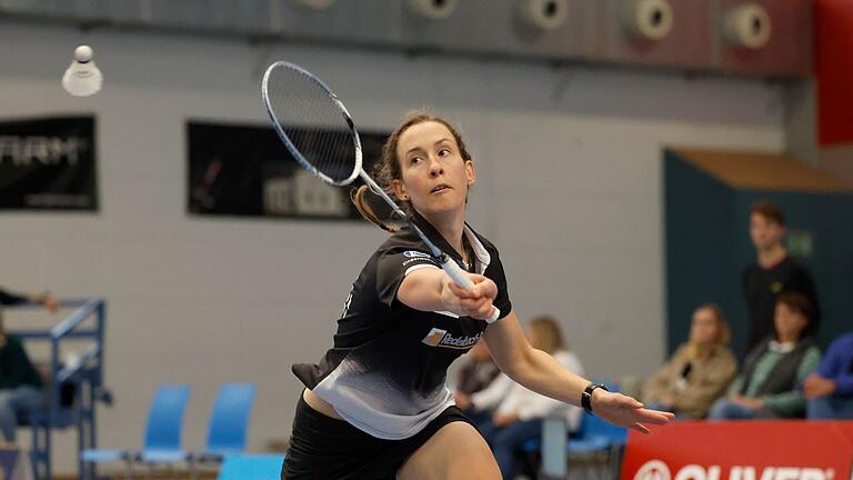 Janina Schumacher (Archivbild) zählte in der vergangenen Saison zu den besten Punktesammlerinnen im Team des TV Marktheidenfeld und wird dem Badminton-Zweitligisten auch in der nun beginnenden Runde erhalten bleiben.