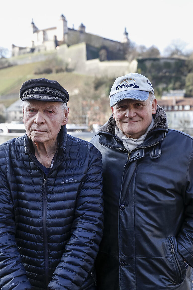 Richard Gardner in Würzburg, hier mit Main-Post-Mitarbeiter Walter Frühauf Richard Gardner in Würzburg, hier mit Main-Post-Mitarbeiter Walter Frühauf