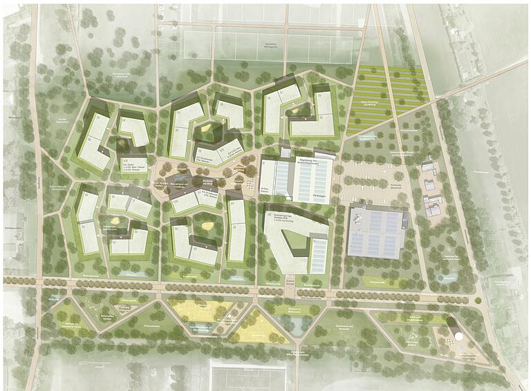 So soll das Klimaquartier im Kessler Field einmal aussehen. So soll das Klimaquartier im Kessler Field einmal aussehen.