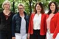 Erwachsenenbildung in Gerolzhofen und Volkach ist Frauensache. Im Bild von links die neuen Verbundpartner Georgine Bachmann (Leiterin VHS Gerolzhofen) Susanne Holst-Steppat (Leiterin VHS Volkach), Sigrid Klemenz (Geschäftsstelle Volkach) und Christine Stühler (Geschäftsstelle Gerolzhofen).