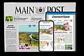 Die „Main-Post“ kann als Printprodukt oder rein digital als ePaper und über die MP News App auf dem Smartphone gelesen werden.